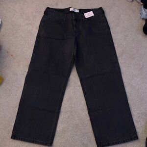 Hollister Dark Denim Baggy Jeans